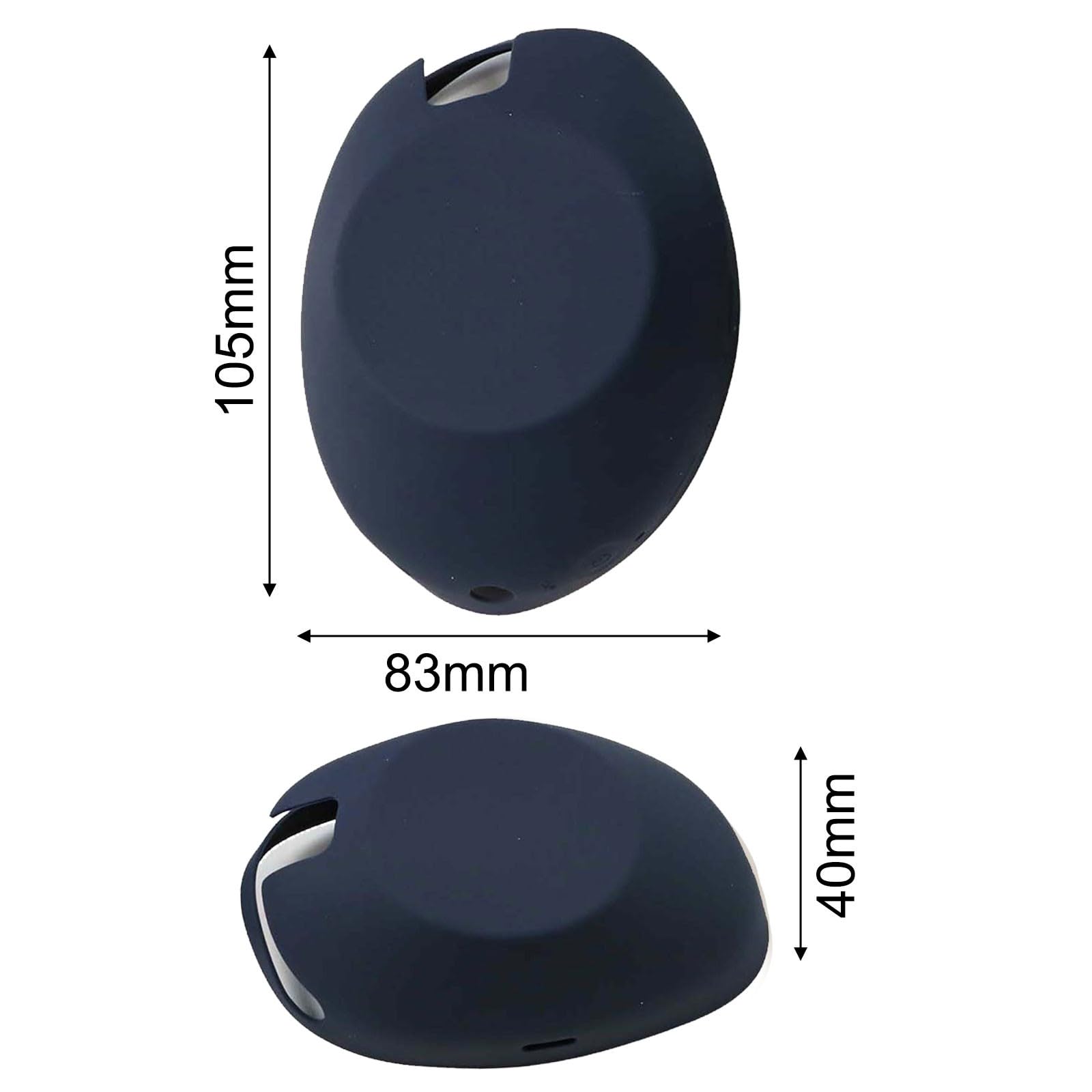 Custodia in silicone antisudore WH-1000XM6 per cuffie, antigraffio per protezione auricolari e guscio, leggera e impermeabile, facile da pulire, confezione da 2, colore nero