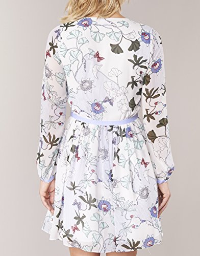 Tommy Hilfiger Mara Chiffon Dress LS Vestito Donna...