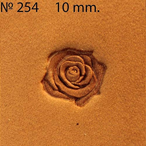 Leather Stamp Tool Stamping Working Carving Punches Tools Craft Saddle Brass Rose Flower #254