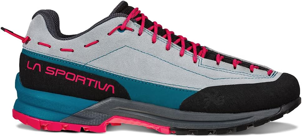 La Sportiva Womens TX Guide Leather Approach/Hiking Shoes, Cloud/Love Potion, 9.5-10