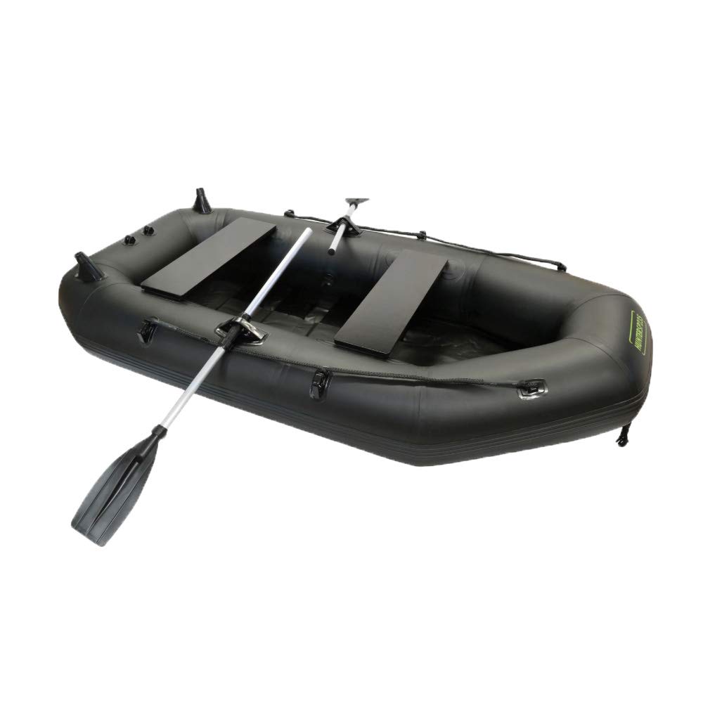 Barco Hinchable 230 cm - para 2+1 Personas - Incluye Remos, Bomba de Aire y Kit de Reparación