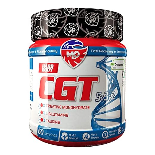 MLO CGT 5:3:2 Preworkout Booster: Creatina Creapure en polvo, L-glutamina, taurina, solubilidad óptima, vegano, sin aditivos, sin gluten, desarrollo muscular, creatina crepure en polvo sin sabor, 600