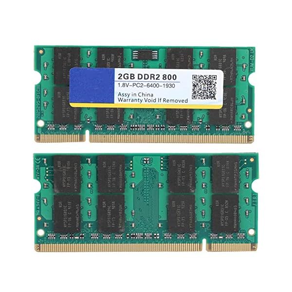 8G DDR-Speicher RAM, DDR2 800Mhz 2G 1,8V 200Pin Laptop Hochgeschwindigkeits-Speicher RAM Voll kompatibel, integrierte hochwertige Chips, stabile Leistung und Hochgeschwindigkeitsbetrieb – Bild 5