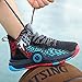 Ucilxi Fashion Anti Slip Wear Resistant High top Children's Sports Basketball Shoe Black Blue
