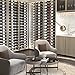 CharaVector Wall Mount Wine Rack (Holds 36 Bottles 2PCS), DIY 1/2 Wall Wine Rack for Wine Bottles, Liquor, Champagne, Black Metal Wine Bottle Holder for Home and Kitchen Decor