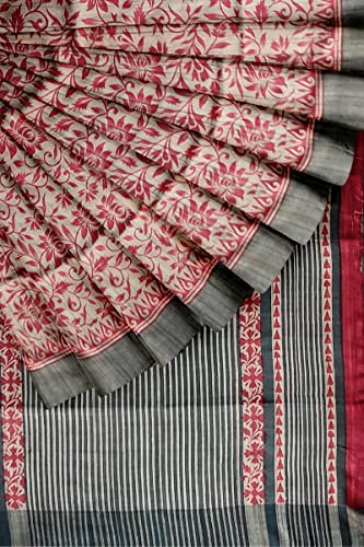 RACHBAI tussar silk saree in tussar silk – image 7