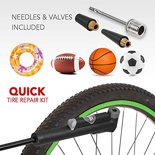 Bomba de bicicleta, Romacci Mini bomba de bicicleta Bomba de bicicleta 120 PSI Bomba de ar de bicicl