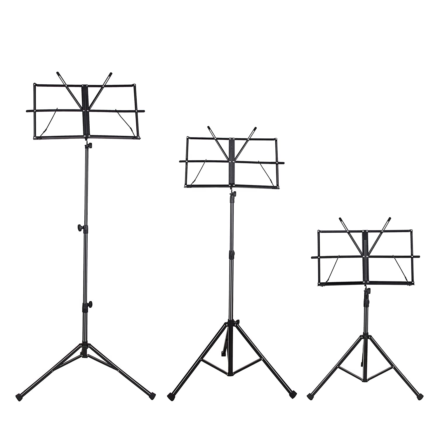 Blueberry R-006 Folding Music Stand/Book Stand Professional Collapsible Orchestra Portable and Light weight Suitable for Instrumental Performance with Carry Bag 2