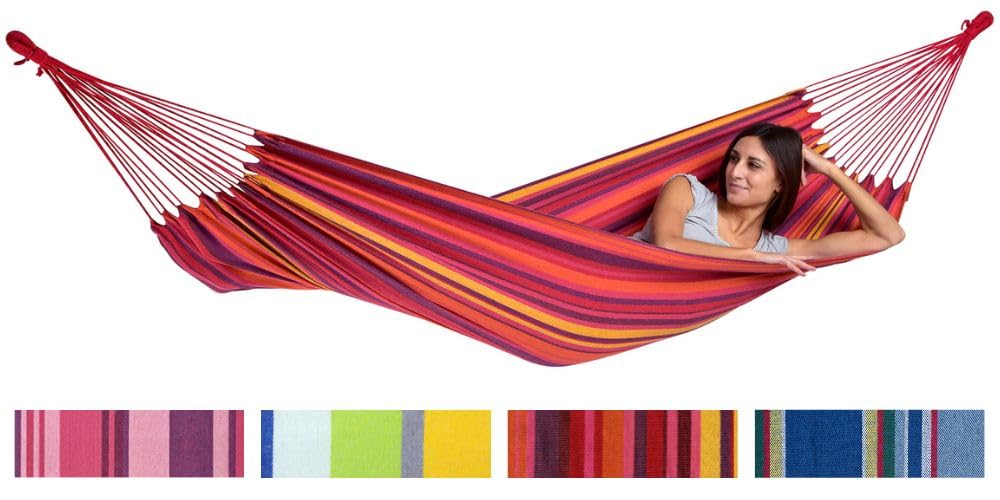 Amazonas AZ-1013100 Tahiti vulcano Hängematte, Belastbarkeit 100kg, Liegefläche 200 x 100cm