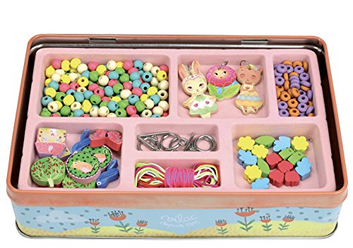 Perles en Bois Jardin Vilac 1514 jeu de laçage enfant