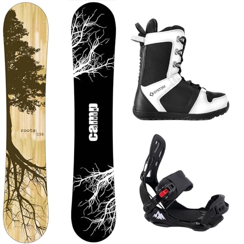 Camp Seven Roots CRC Snowboard and 2018 System LTX Flow Style Rear Entry Step in Binding Men's...