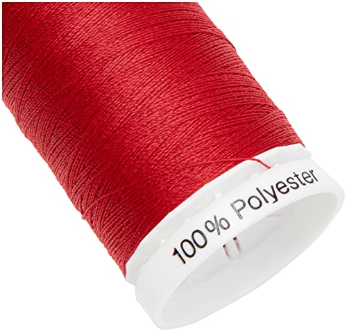 Gutermann Sew All Polyester Thread, 250Mtr, Ruby Red (0046), 5.5 x 2.7 x 2.7 cm - Image 3