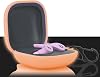 LEFXMOPHY Cover Case Replacement for Beats Fit Pro Wireless Earbuds 2021, Soft Silicone Protective Protector Accessory Heavy Duty Orange Skin Glow in Dark