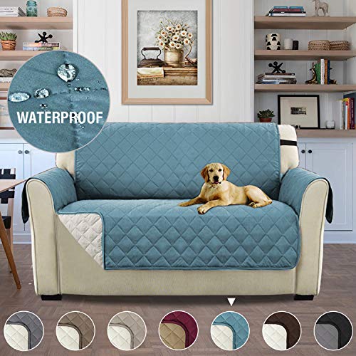 BellaHills Copridivano Impermeabile In Ciniglia 3 Posti: Protezione Antiscivolo Per Divano Angolare Con 3 Cuscini, Adatto Ad Animali Domestici, 180x300 Cm (Grigio) - 2