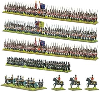 British Infantry Brigade - Epic Scale Plastic Miniatures for Black Powder by Warlord Games - Highly Detailed Napoleonic Era Miniatures for Table-top Wargaming