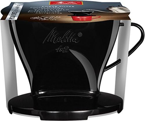 Melitta 217557 Coffee Holder for Filter Bags/Coffee Filter 1 x 2 Standard Plastic Black