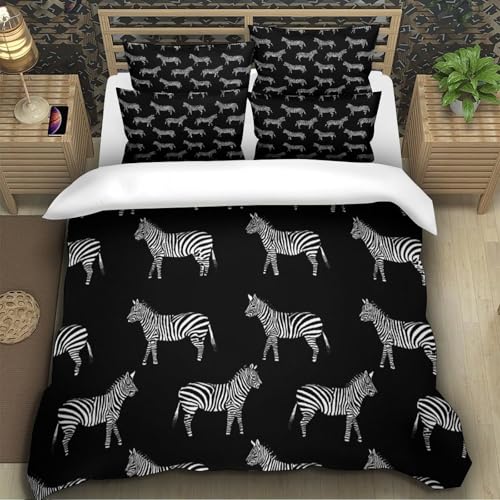 Housse de couette fermeture éclair résistante et parure de lit hypoallergique - 5