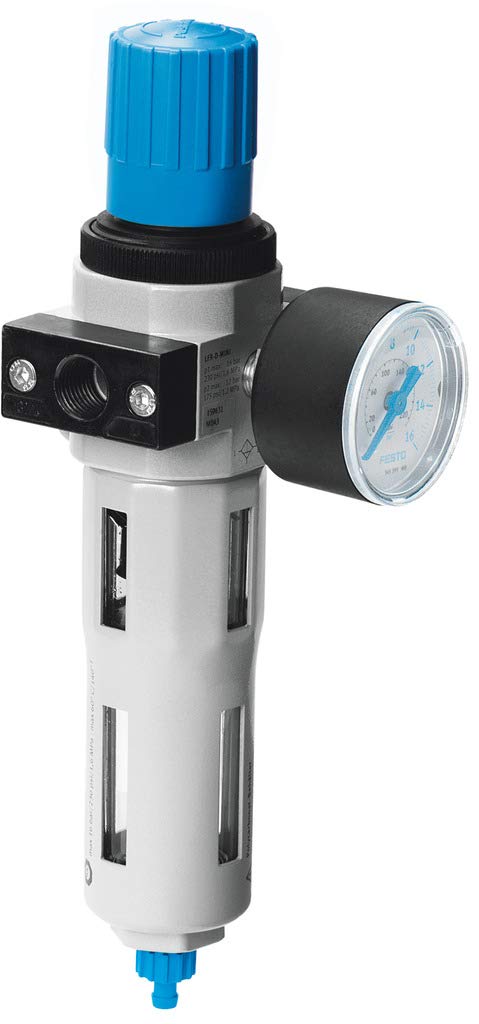 FESTO LFR-1/4-D-MINI Pneumatic Filter-Regulator 230PSI 1/4IN NPT