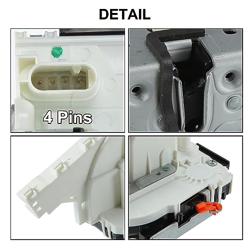 Image of Power Door Lock Actuator Door Latch, Fits for 2011-2025 Chrysler Dodge Jeep Selected Models Front Left (Driver Door), Replaces OEM 4589913AB 04589913AI, DL 347
