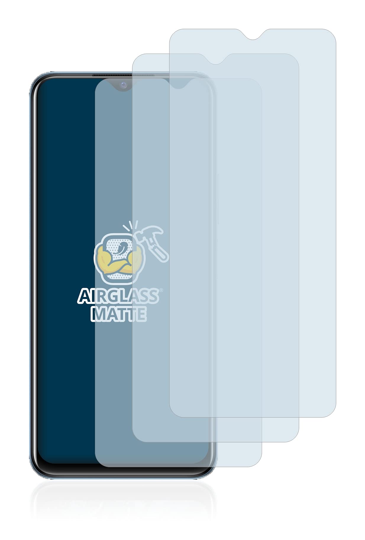 2 Pezzi BROTECT Matte Pellicola protettiva opaca per Vivo Y33s