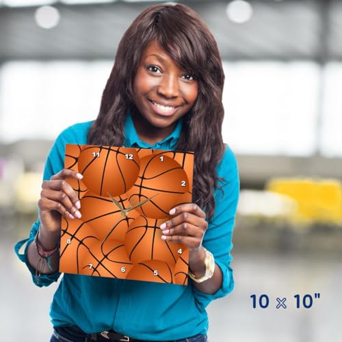 Reloj de baloncesto para paredes aburridas que decora el cuarto de los niños con estilo deportivo 3