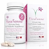 FLORAFEMME Ultimate Daily Oral Probiotic Supplement - Support Urinary Tract & Vaginal Health - Eliminate Vaginal Odor, Balance pH, & Restore Proper Gut & Vaginal Flora - Ultra Potent Women's Blend