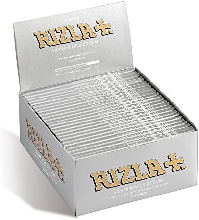RIZLA SILVER KING SIZE SLIM 20 BOOKLETS by Rizla