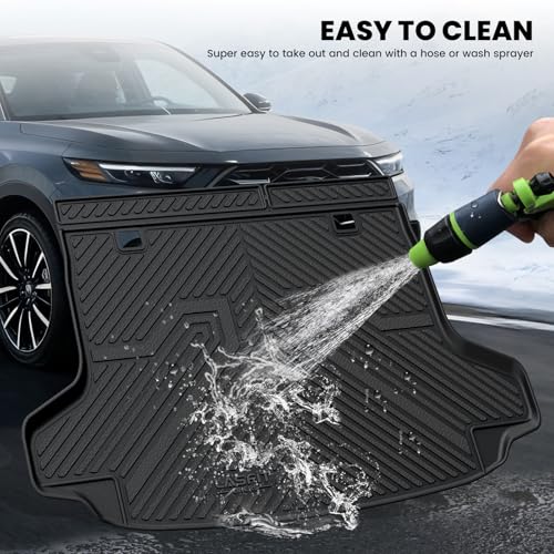 Image of LASFIT Cargo Mat Mat for Honda HRV 2023-2027 & for Acura ADX 2025-2026 | Full Surround TPE Mats, Tall Walls, 3D Custom Fit, Non-Slip, Easy Clean, Tool-Free Install, Vehicle-Specific Accessories