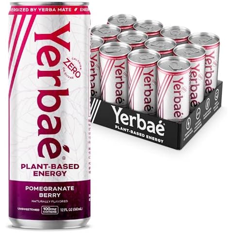 Yerbaé Pomegranate Berry Energy Seltzer Cover