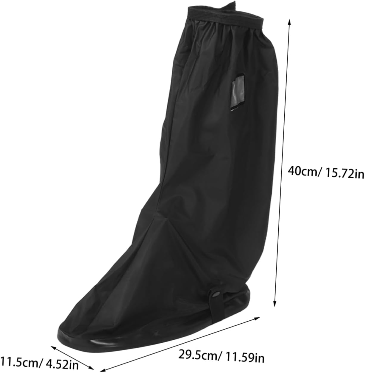 1pair Shoe Protectors for Outdoor Activities Durable Anti Cycling Gear Reusable High Tube Rain Boot Covers for Garden Hiking and Travel