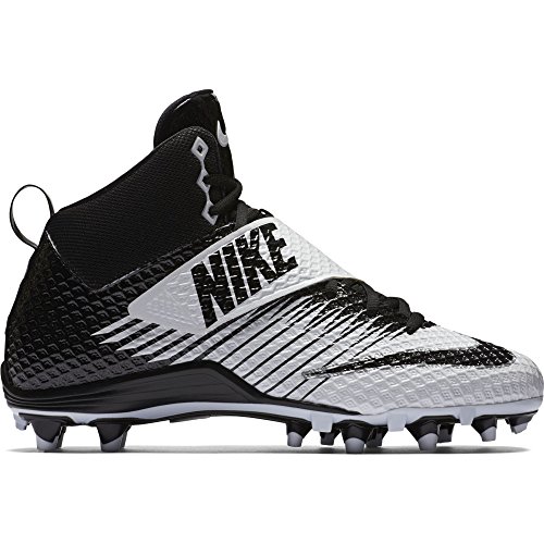 NIKE Men's Lunarbeast Pro TD Football Cleat White/Black Size 11.5 M US