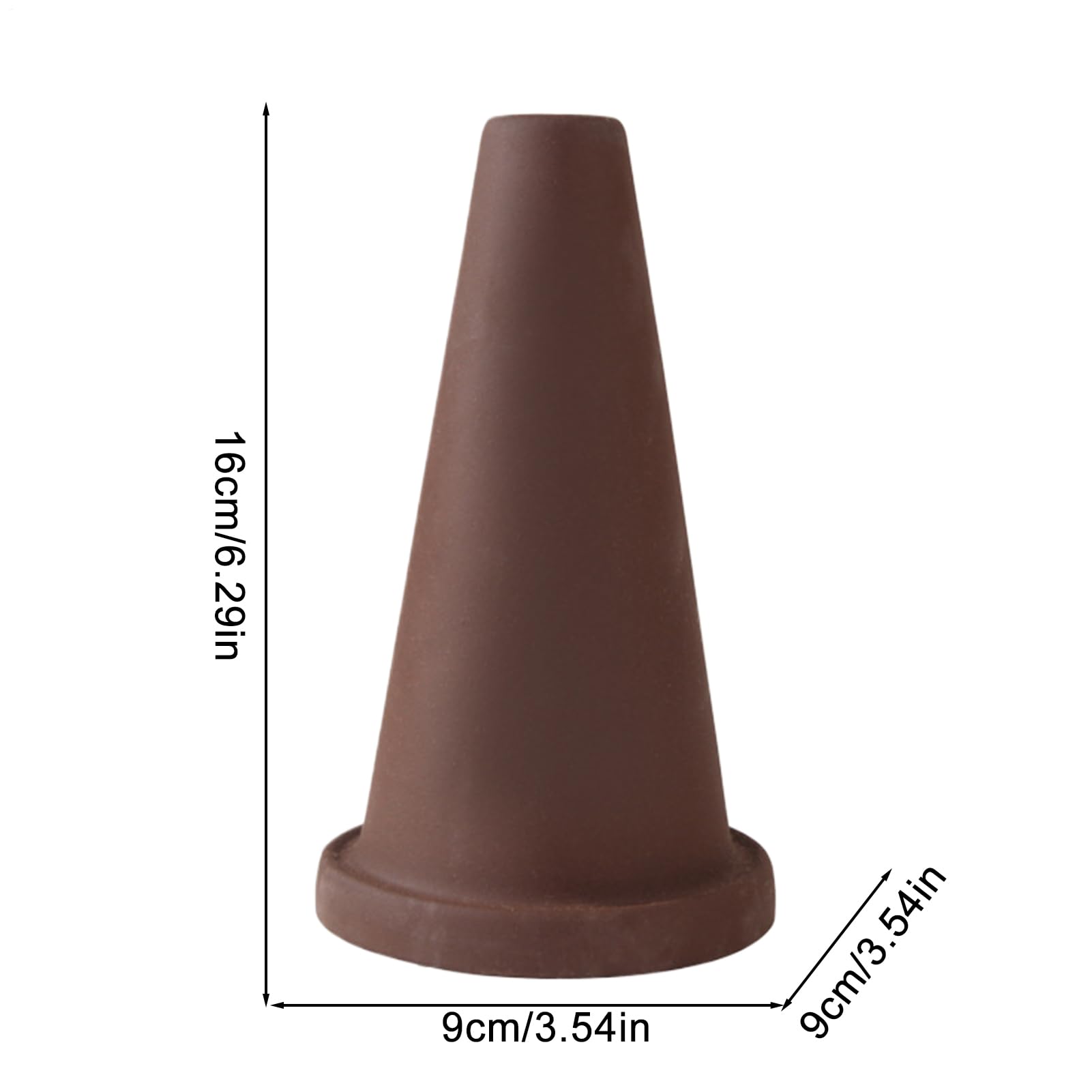Cono di allevamento di argilla in ceramica - Grotta e ornamento per pesci d'acquario naturale | Rifugio per la deposizione delle uova dei discus per il armato | Accessorio decorativo in terracot