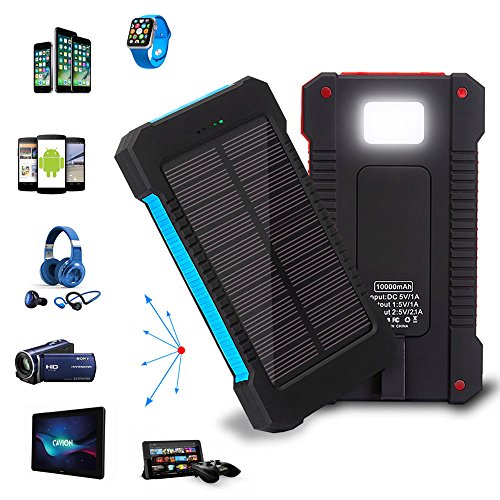 Waterproof Solar Power Bank Caricatore Batteria