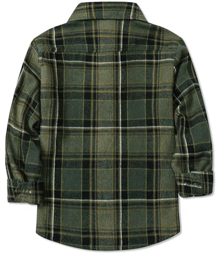 Image of Betusline Boy and Men Button Down Plaid Shirt | Soft,Breathable and Comfortable Fabric