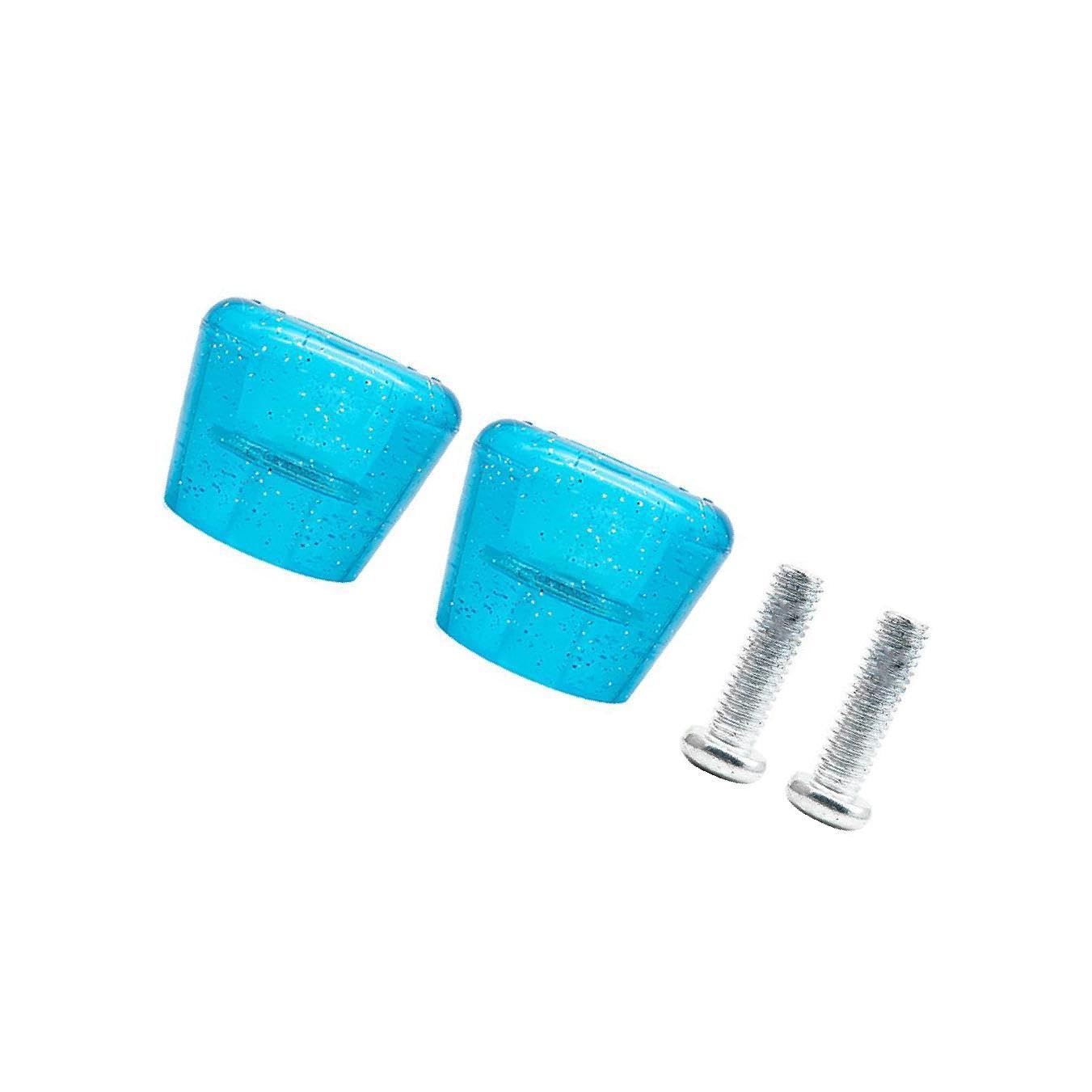 KIXZSAZ High-Performance 2x Inline Skates Roller Brakes Reliable Non-Slip Safety Stopper, Blue, 34x36x45.5mm