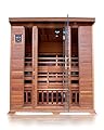 Sunray Sequioa 4 Person Infrared Cedar Sauna with Carbon Heaters