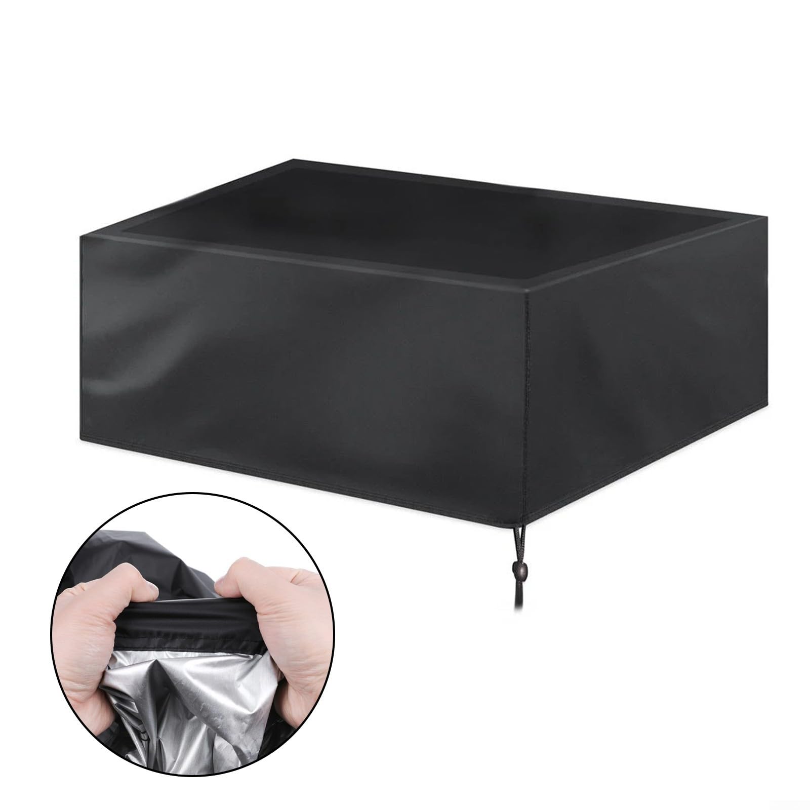 Copertura impermeabile antipolvere per tavolo da biliardo, copertura per tavolo da biliardo 210D, copertura antistrappo (287 x 155 x 82 cm)