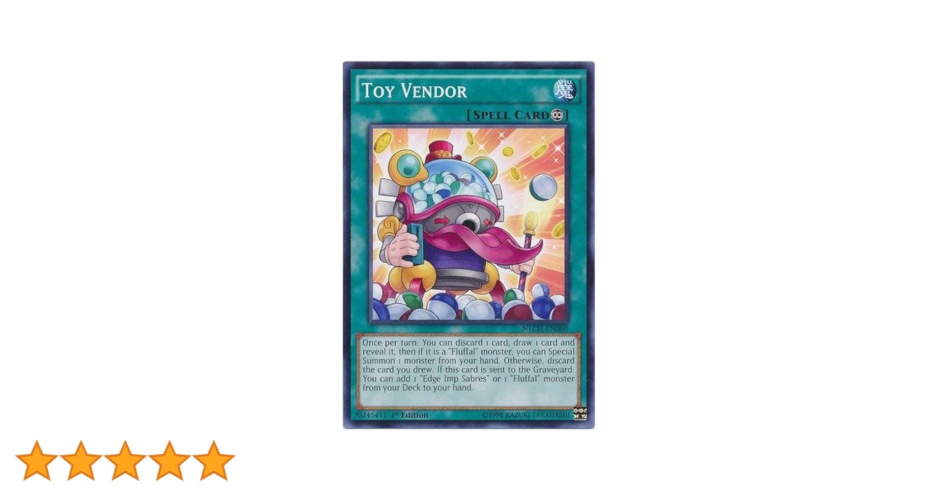 Amazon.com: YU-GI-OH! - Toy Vendor (NECH-EN060) - The New