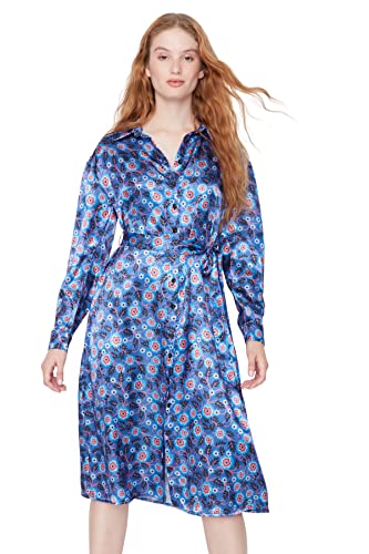 Robe midi fluide et structurée pour affiner la silhouette