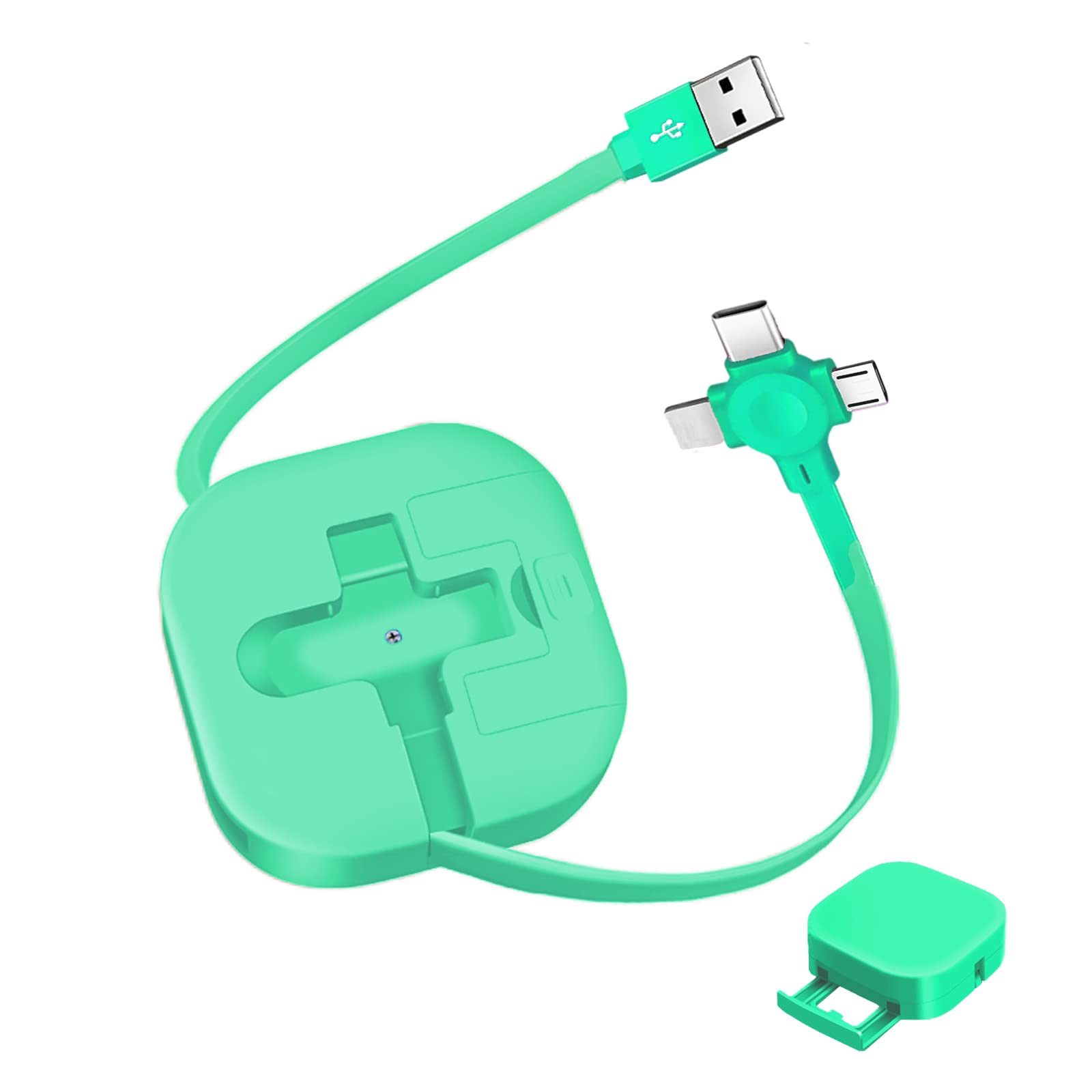 Gartmost 3‑in‑1 Retractable Cable (Green)