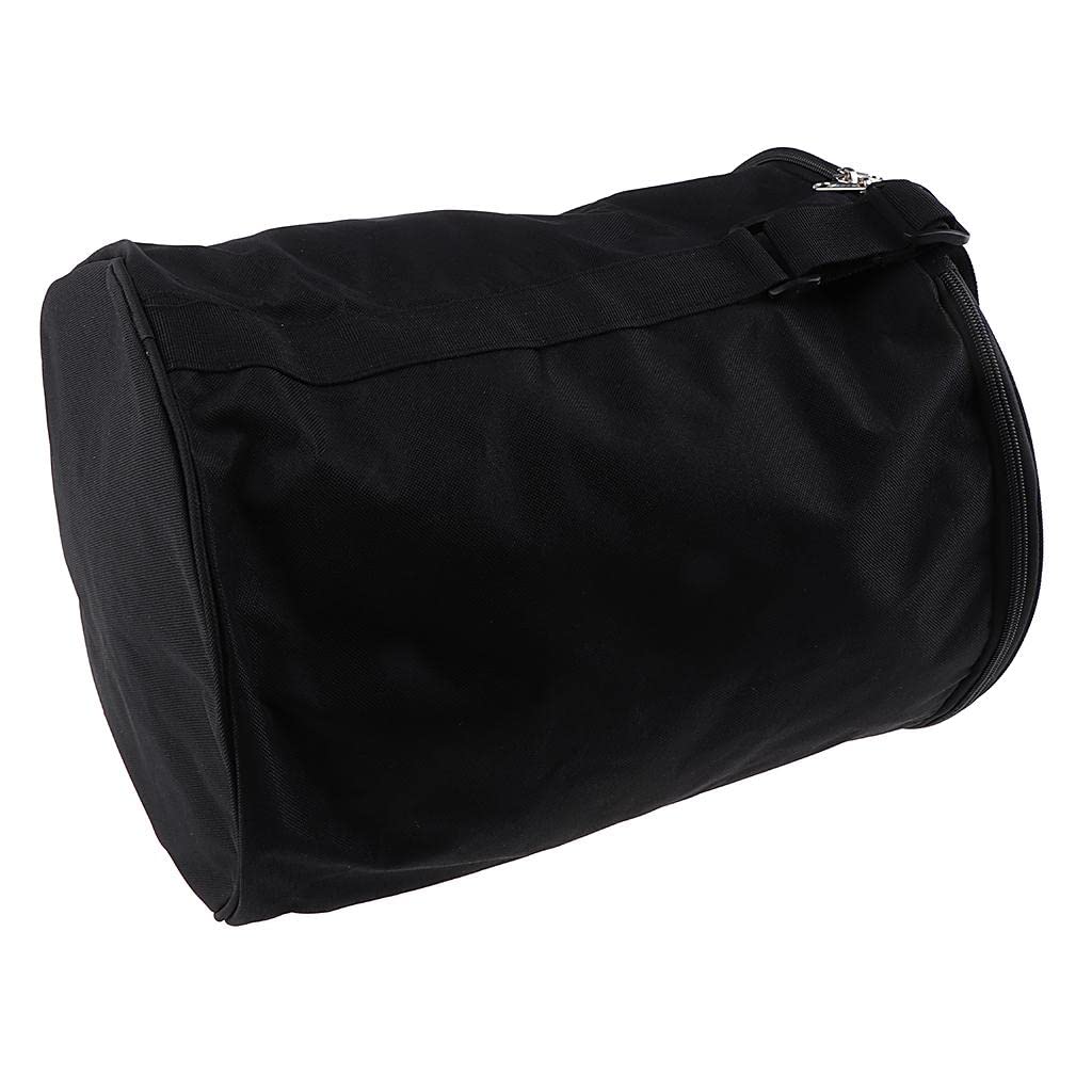 Bolsa para Pelotas de Tenis, Bolsa Redonda Tipo Cubo, Bolsa de Almacenamiento, Bolsa Deportiva Resistente Al Agua con Asa, Adecuada para Tenis, Tenis, Negro
