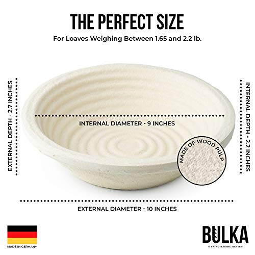 Bulka Large 9" Banneton Basket - Image 6
