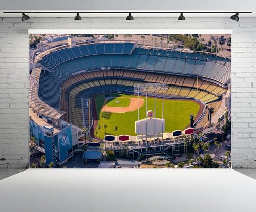 Fondo fotográfico estadio de béisbol 9x6ft miniatura 2