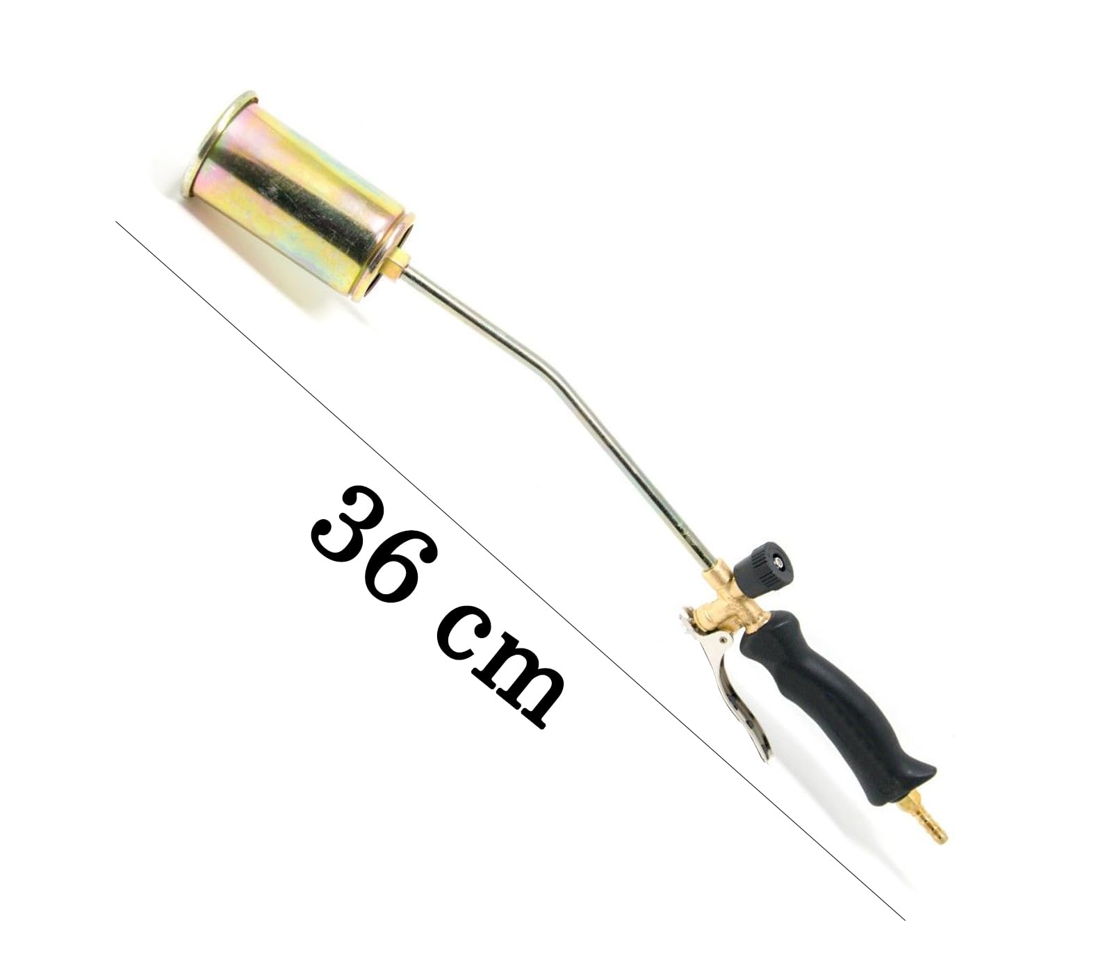 CLICLED Cannello Saldatore A Gas (30MM) Bruciatore A Leva Saldare Brasare Stagnare