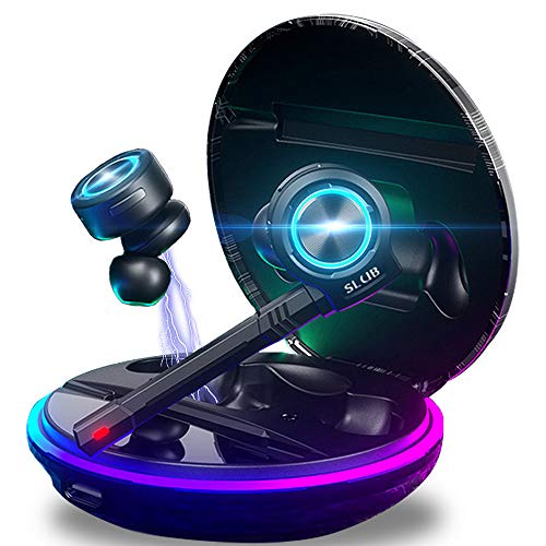 グレー ワイヤレスイヤホン 充電ケース付き 楽天市場】【最新版充電ケース付き】Bluetooth5.1ヘッドセット 片耳