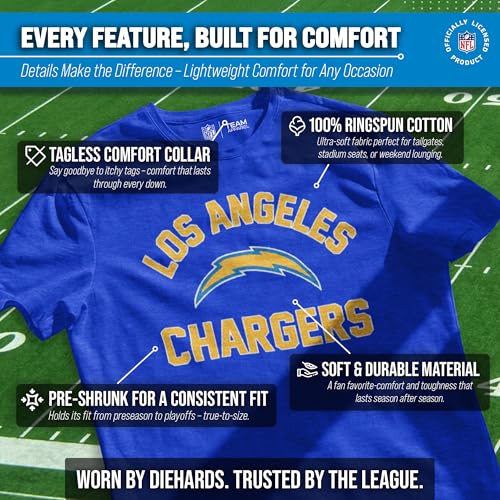 Image of NFL Gameday Cotton Blend T-Shirt for Men and Women - Licensed
