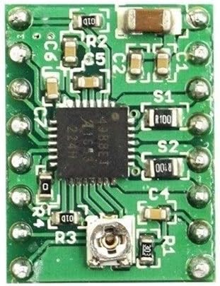 review JRUIAN Printer Accessories 4pcs for StepStick A4988 Stepper Motor Driver with 4pcs Heatsink for 3D Printer RAMPS1.4 Sanguinololu 3D Printer Parts