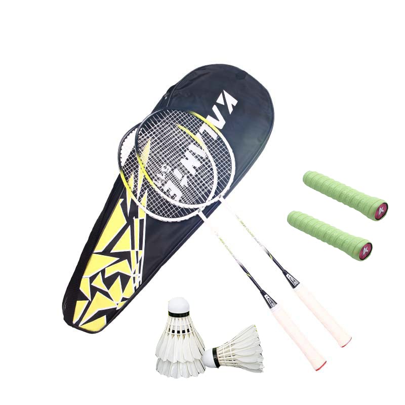 Mofish Badminton Racquet, A Pair of Rackets, Comes With Three Shuttlecocks, Two hand Glue Accessories, Recreational Sports