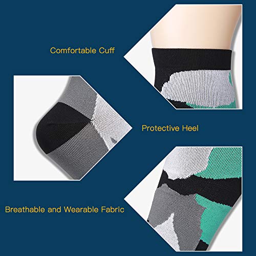 Meias Esportivas, Andoer Meias de pressão esportiva, masculino, feminino, meias de compressão, elást