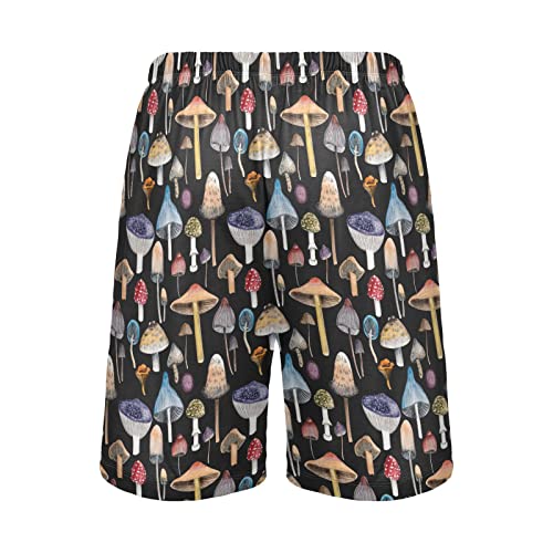 Ollabaky Men's Pajama Shorts Pjs Bottoms Sleep Shorts Lounge Wear Pajama Pants with Pocket4